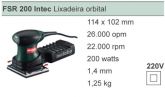 FSR 200 Intec - Lixadeira Orbital