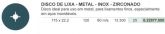 DL - Metal Inox Zirconado #120 (DxExFmm) - 115 x 22,2