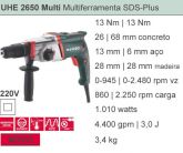 MultiFerramenta SDS Plus UHE 2650 Multi